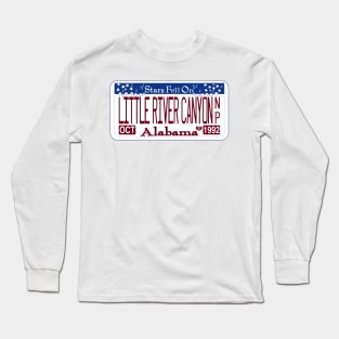 Little River Canyon National Preserve license plate Long Sleeve T-Shirt